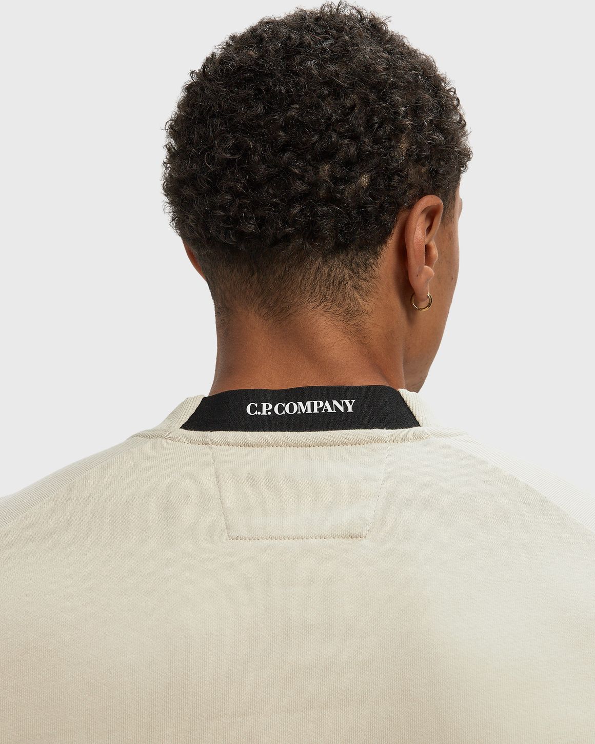 C.P. Company DIAGONAL RAISED FLEECE CREWNECK LENS SWEATSHIRT – Ansicht 4