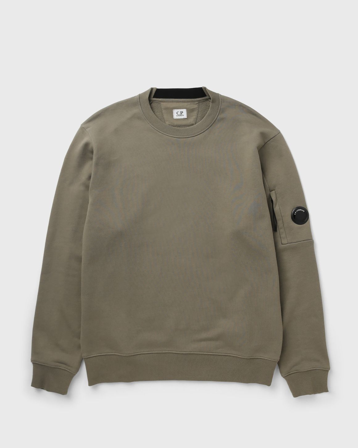 C.P. Company DIAGONAL RAISED FLEECE CREWNECK LENS SWEATSHIRT
