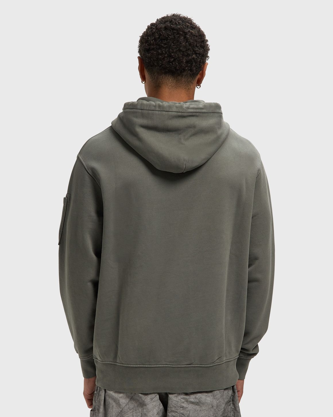 C.P. Company BRUSHED AND EMERIZED DIAGONAL FLEECE HOODED LENS SWEATSHIRT – Ansicht 3
