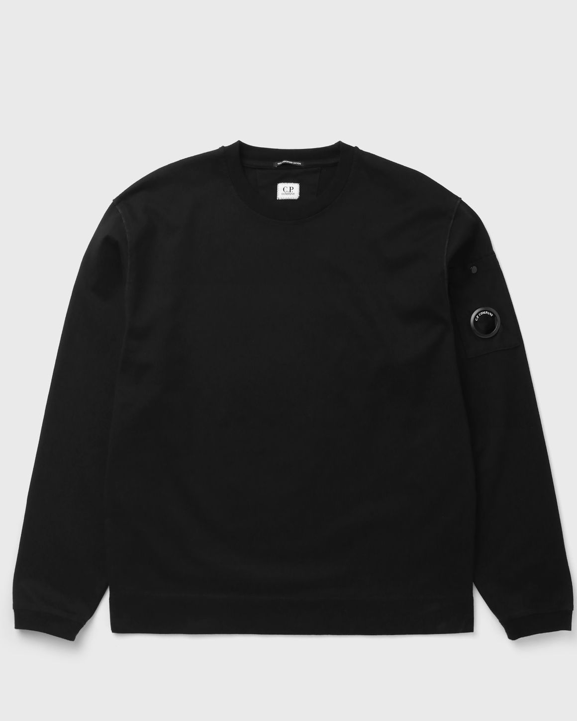 C.P. Company 30/2 MERCERIZED JERSEY TWISTED LONG SLEEVE LENS TEE