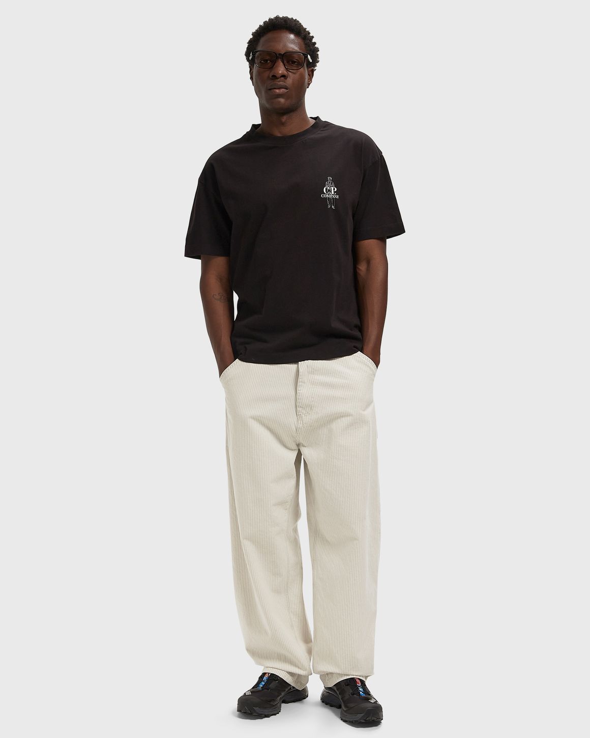C.P. Company 30/1 JERSEY SHORT SLEEVE COMFORT LOGO TEE – Ansicht 3