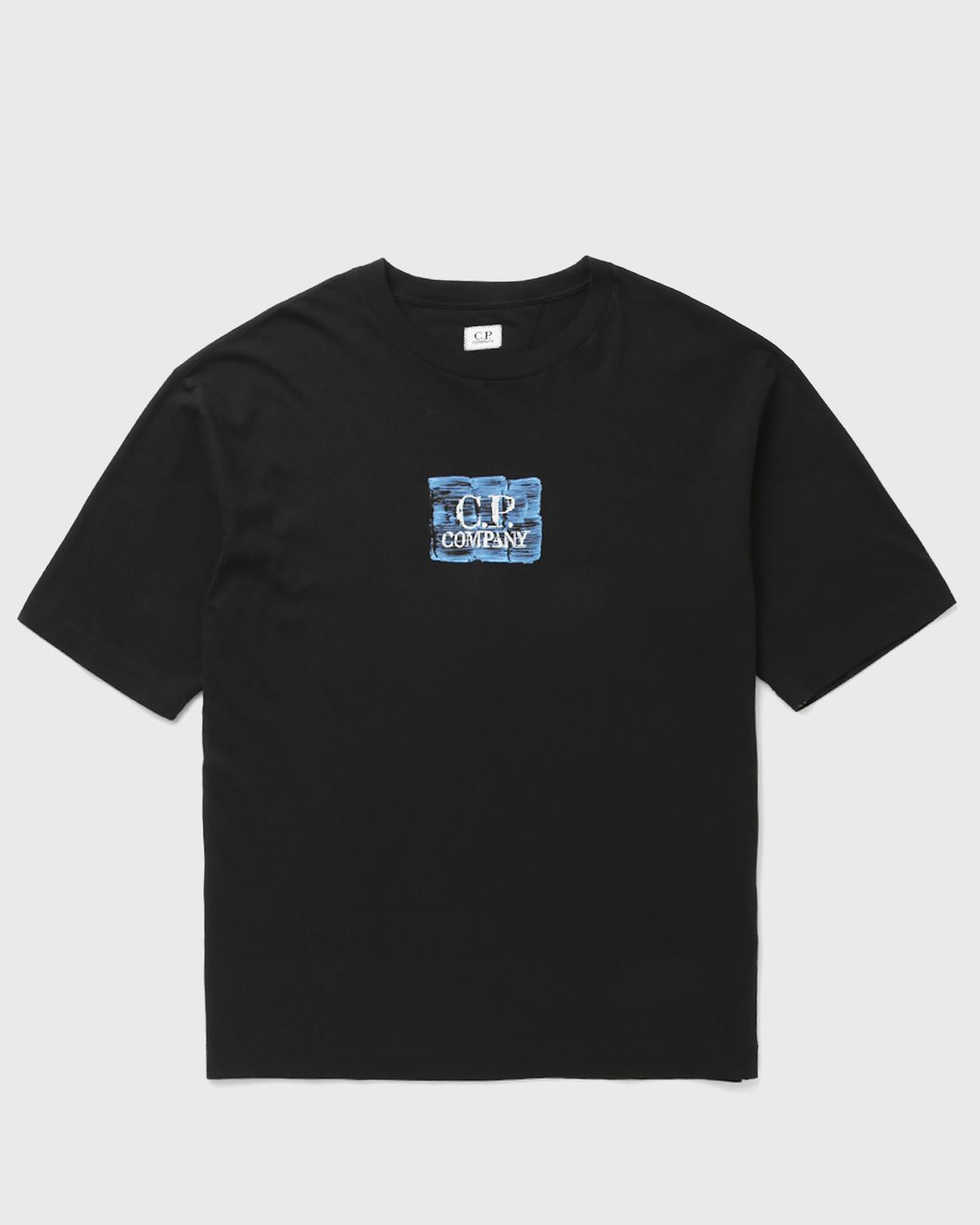 C.P. Company 30/1 JERSEY SHORT SLEEVE CHEST-BACK LOGO TEE
