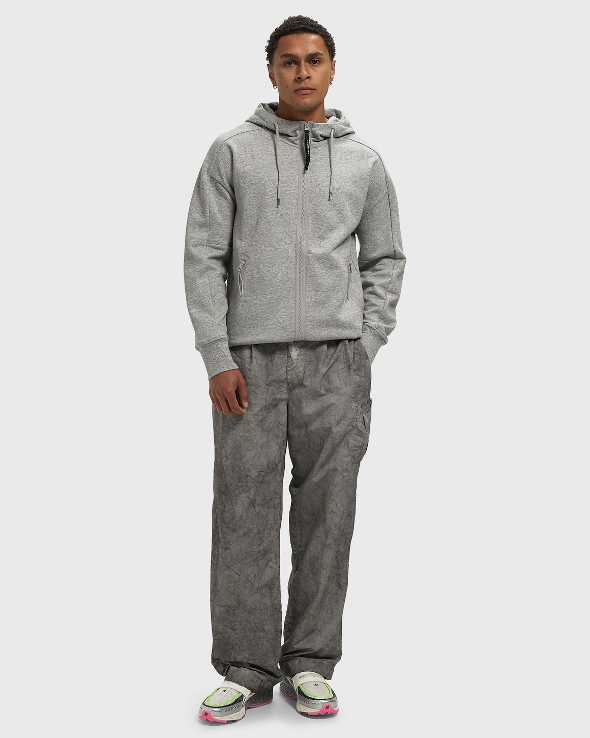 C.P. Company DIAGONAL RAISED FLEECE GOGGLE ZIP SWEATSHIRT – Ansicht 2