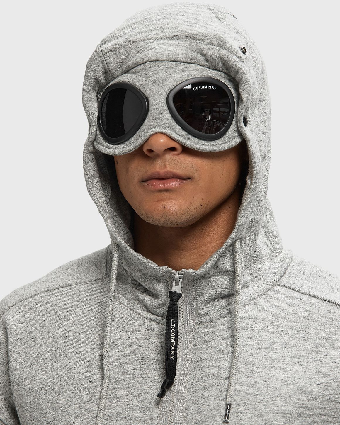 C.P. Company DIAGONAL RAISED FLEECE GOGGLE ZIP SWEATSHIRT – Ansicht 4