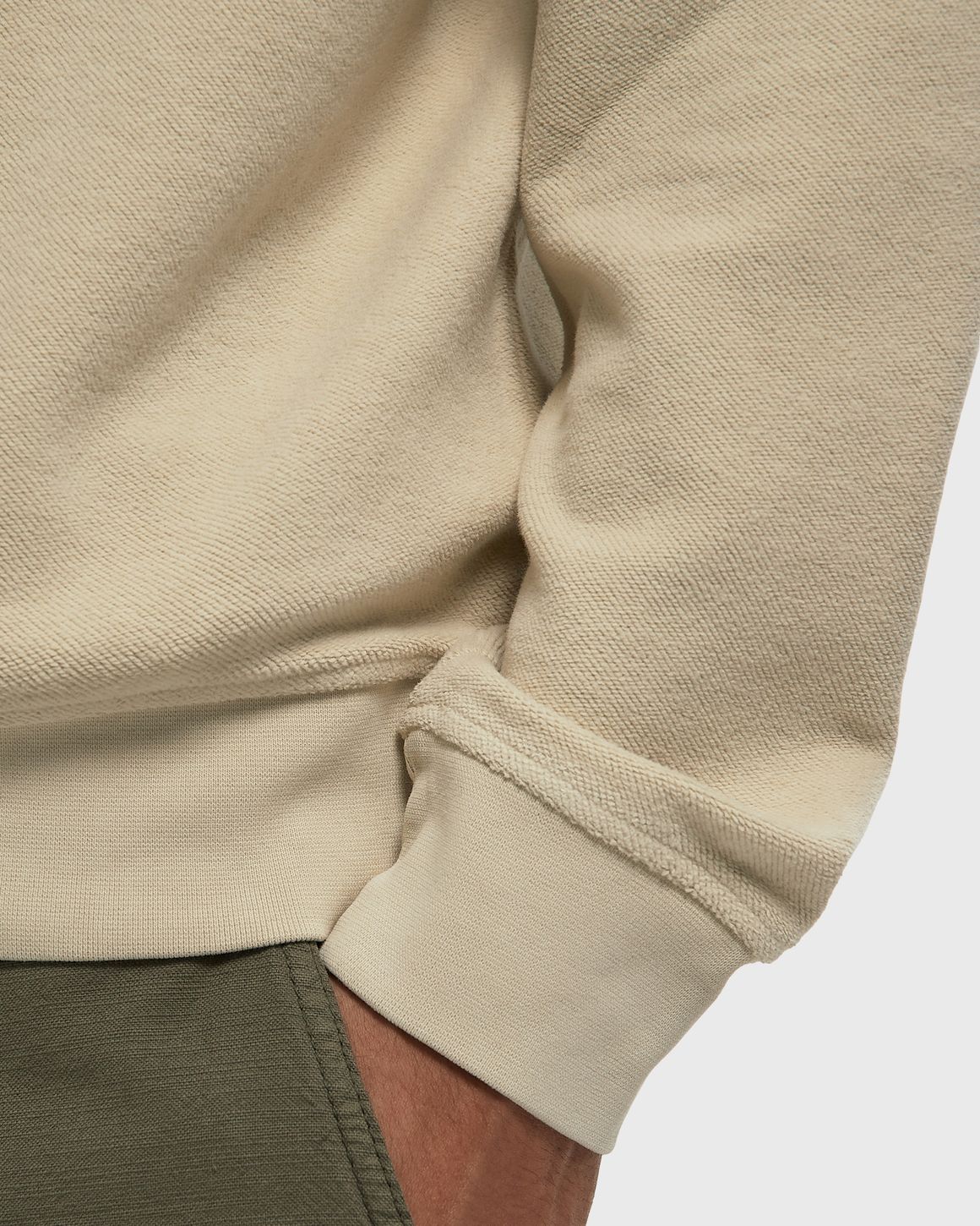 C.P. Company SWEATSHIRTS CREW NECK IN BRUSHED EMERIZED DIAGONAL FLEECE – Ansicht 4