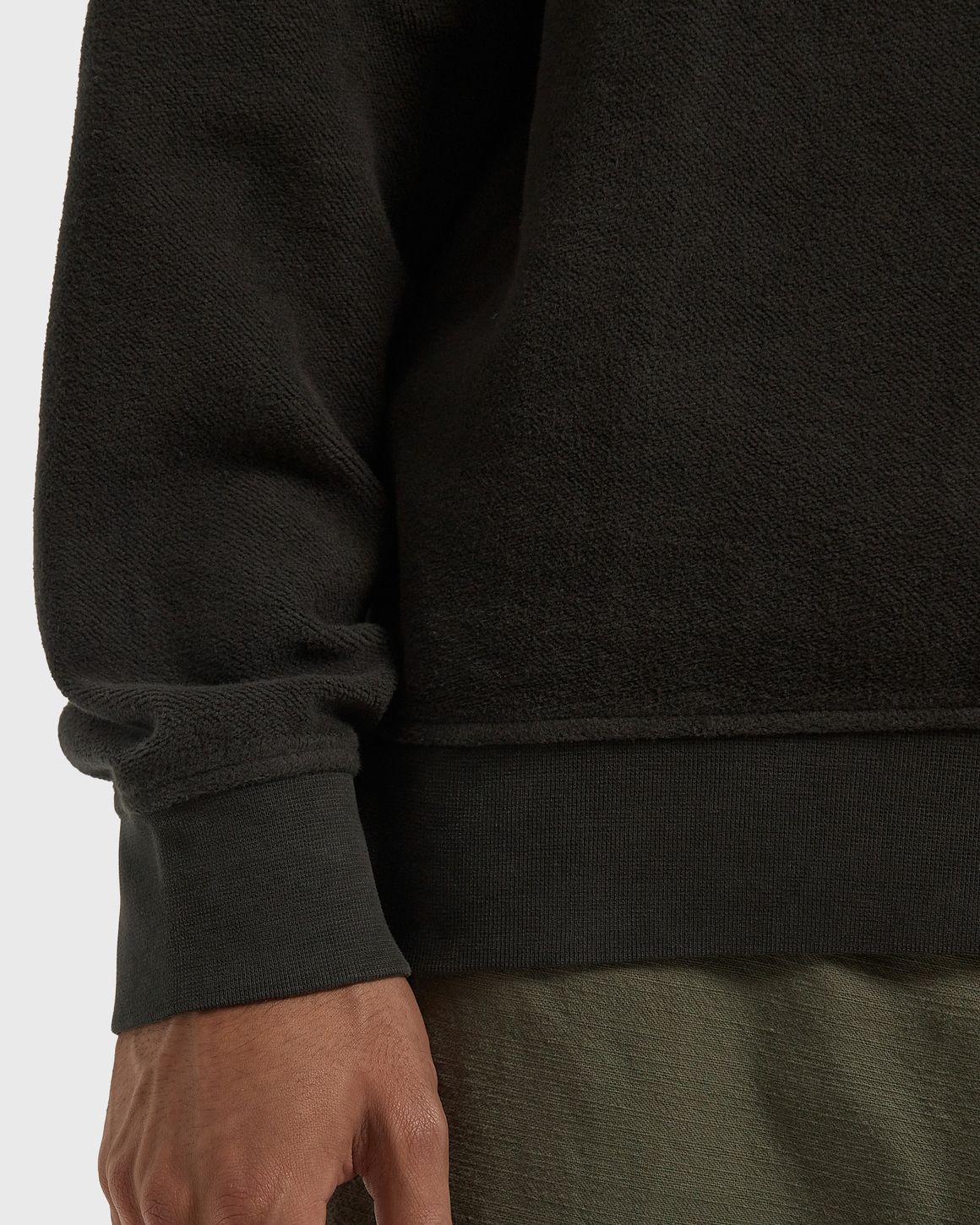 C.P. Company SWEATSHIRTS CREW NECK IN BRUSHED EMERIZED DIAGONAL FLEECE – Ansicht 4