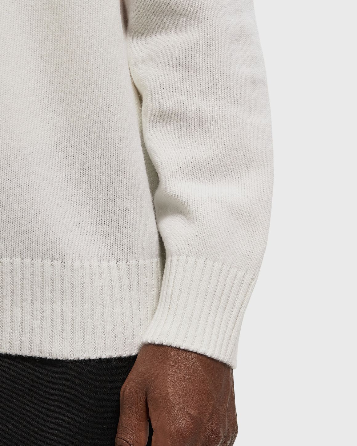 C.P. Company LAMBSWOOL GRS HALF ZIP SWEATER – Ansicht 4