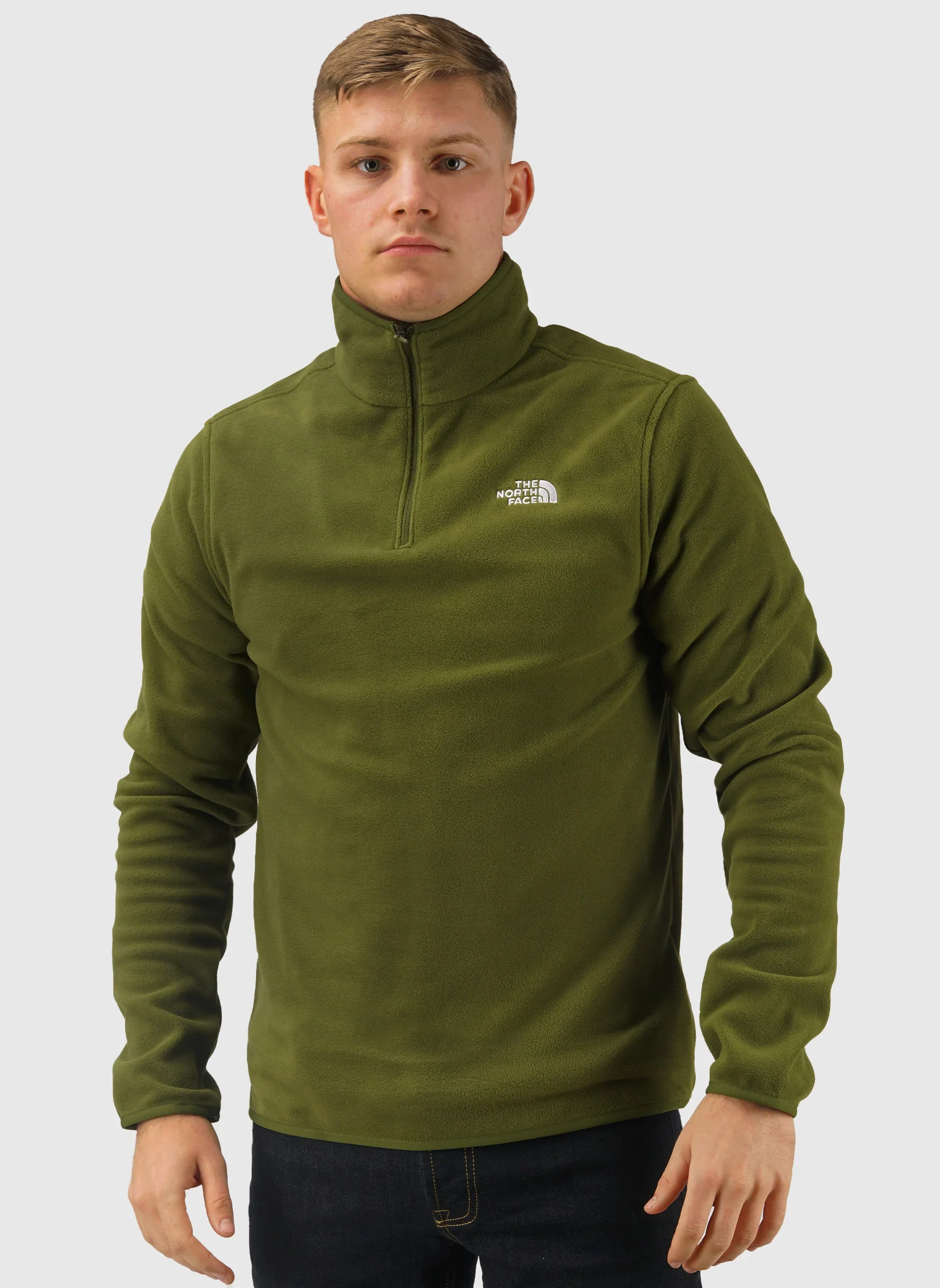 Glacier Fleece 1/4 Zip Jacket - Woodland Green