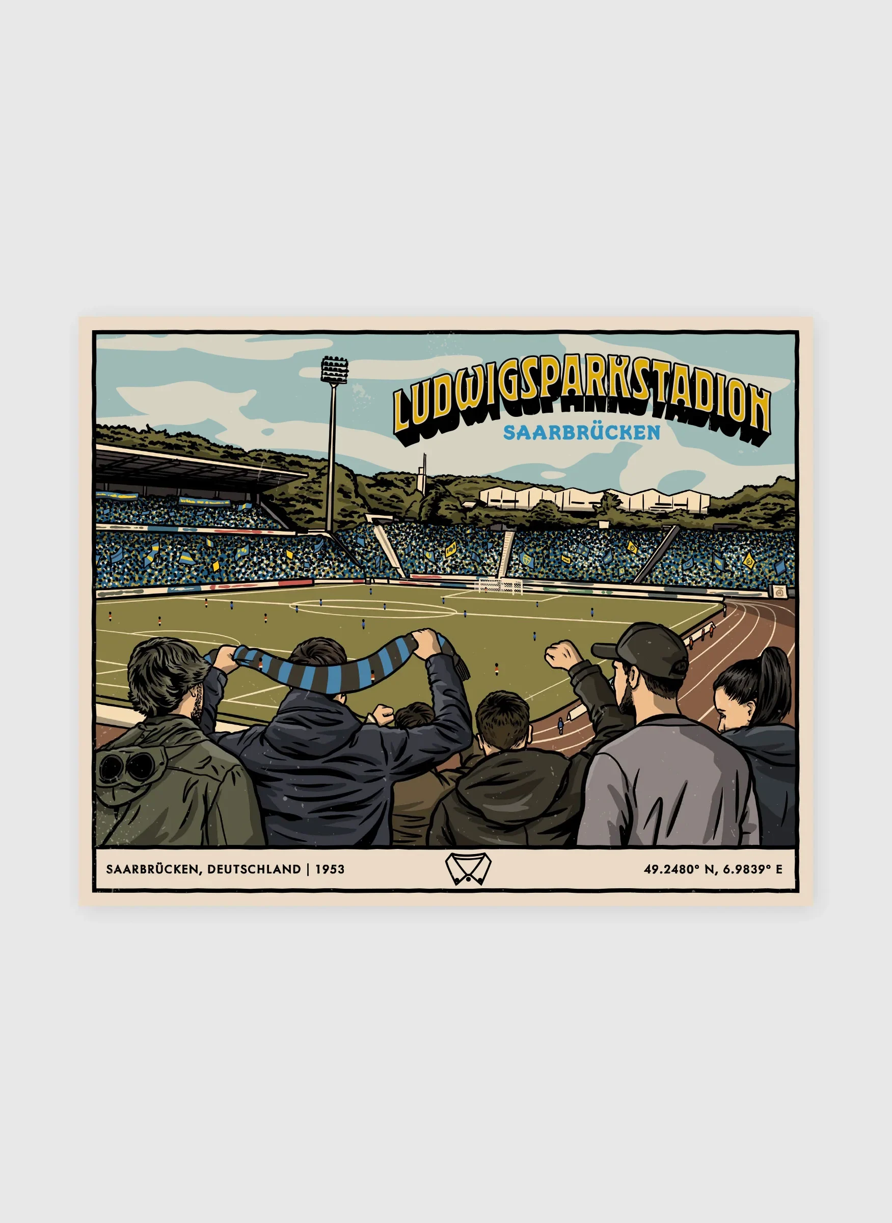 Poster - Saarbrücken Ludwigsparkstadion
