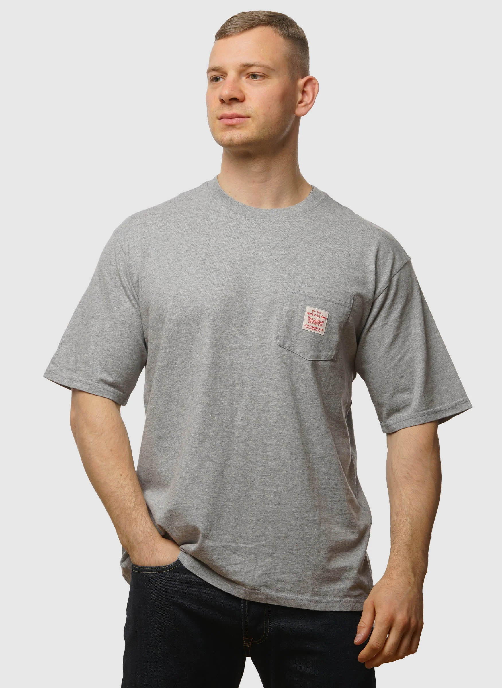 Workwear T-Shirt - Grey Heather