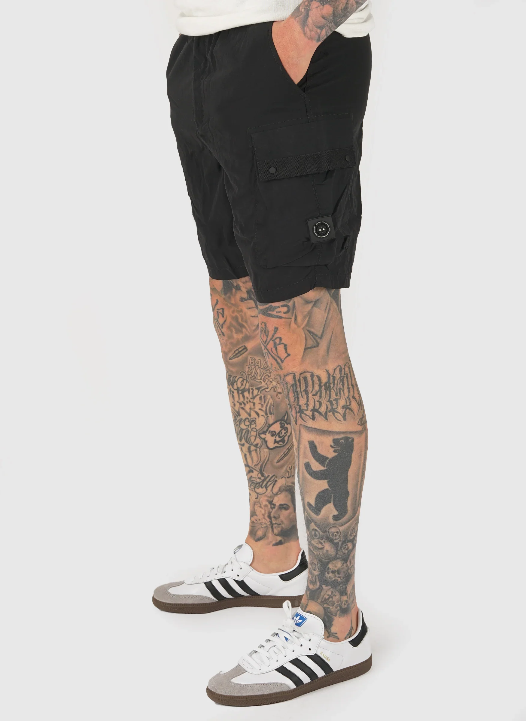 Woodvale Cargo Short - Black
