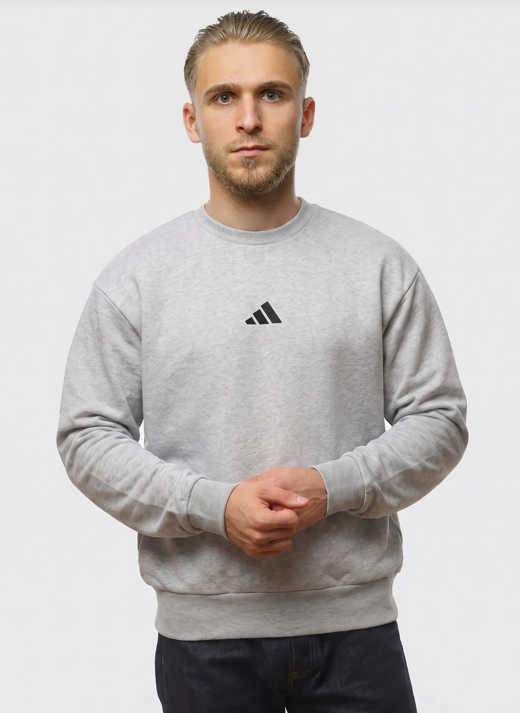 Feelcozy Sweatshirt - Mid Grey/Black