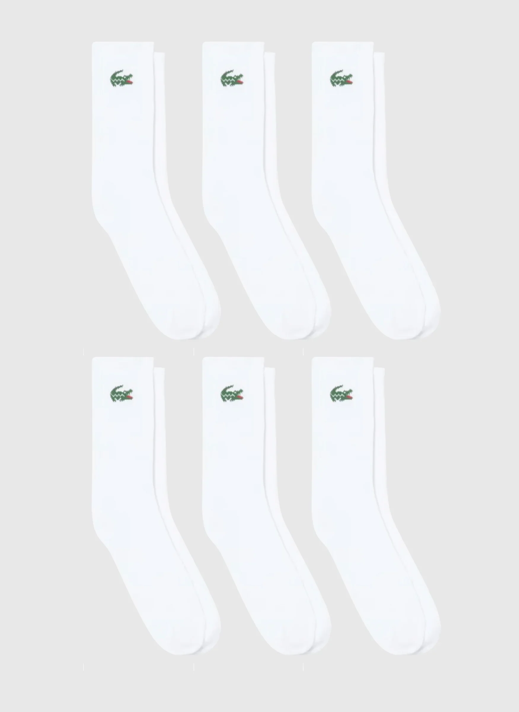 Crew Socks 6er-Pack - White