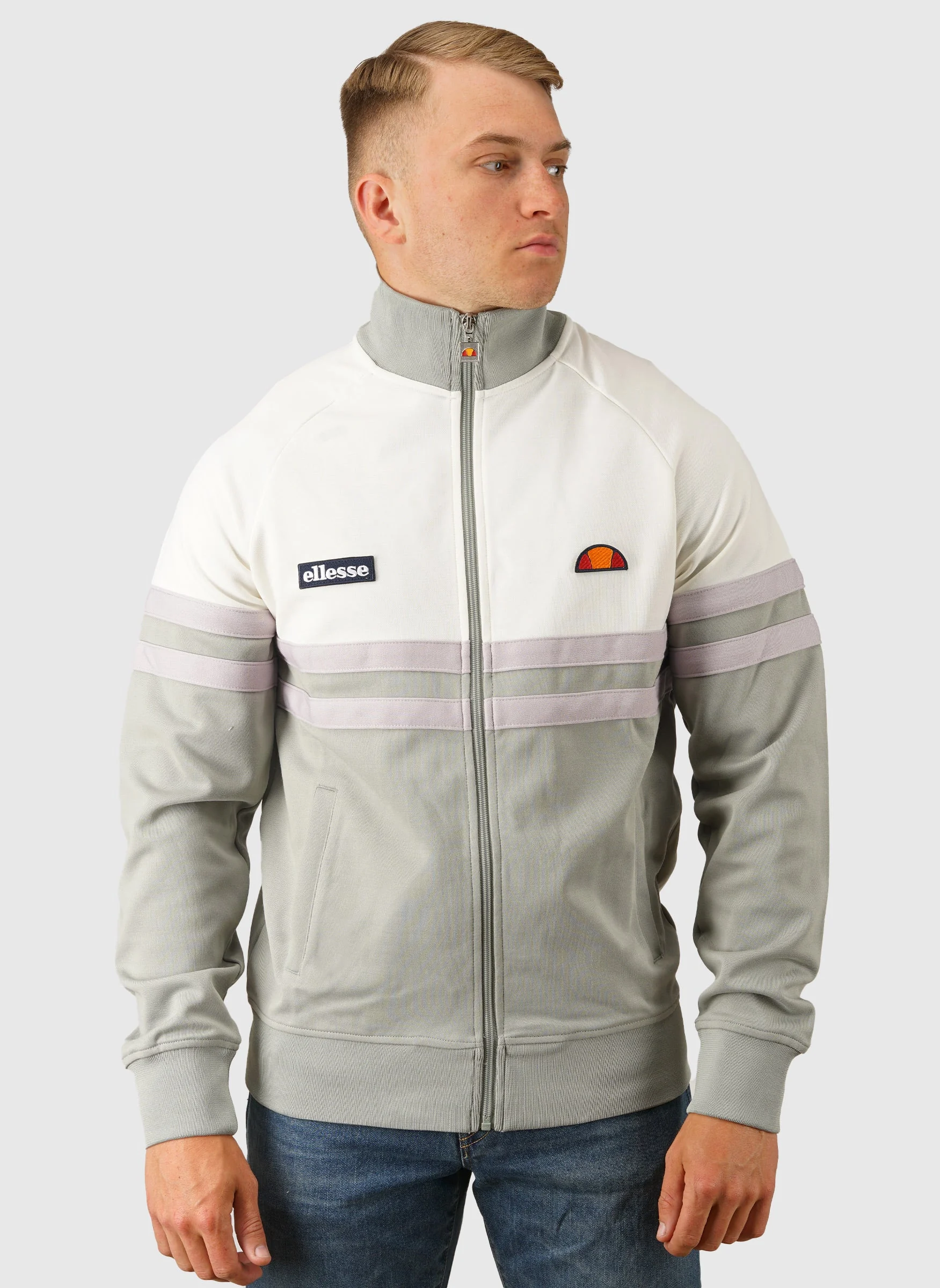 Rimini Tracktop - Sage/Off White