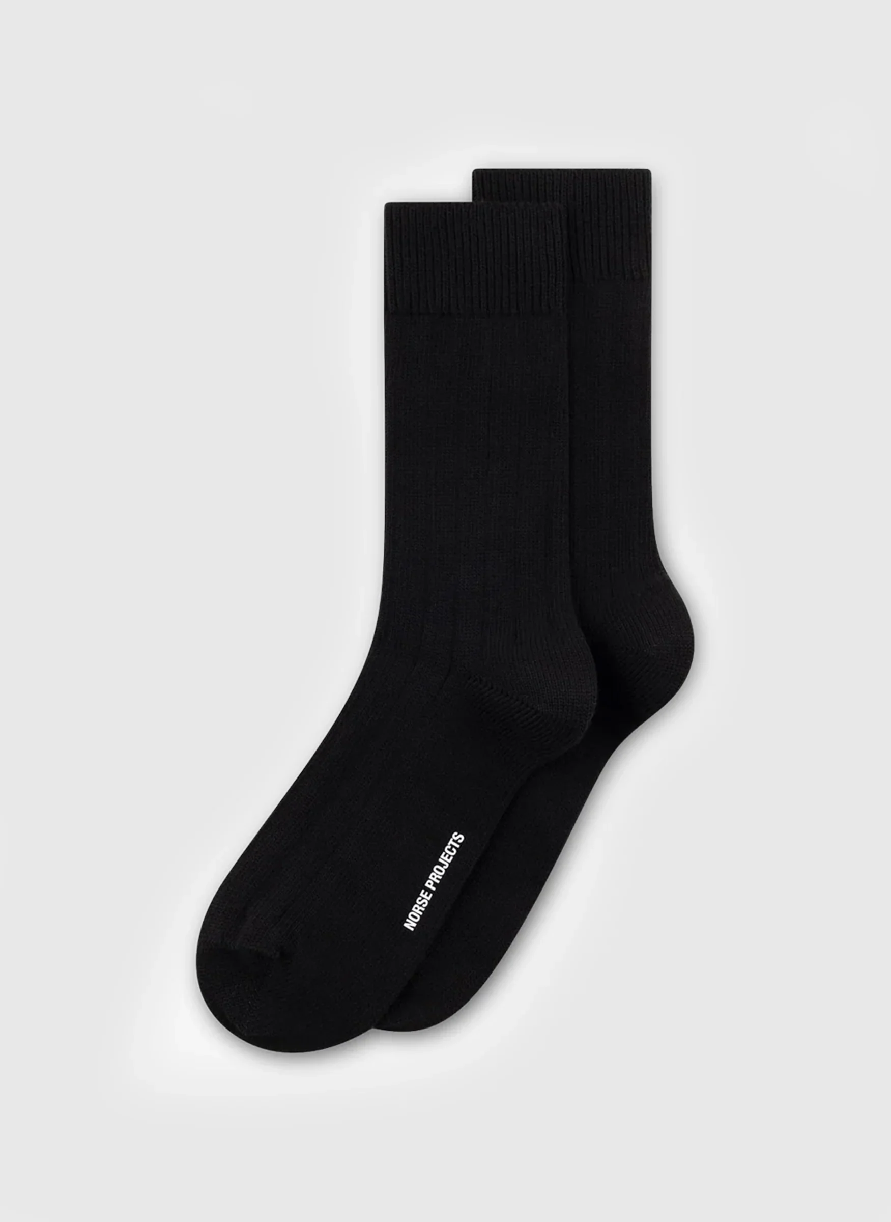 Bykle Cordura Wide Rib Sock - Black