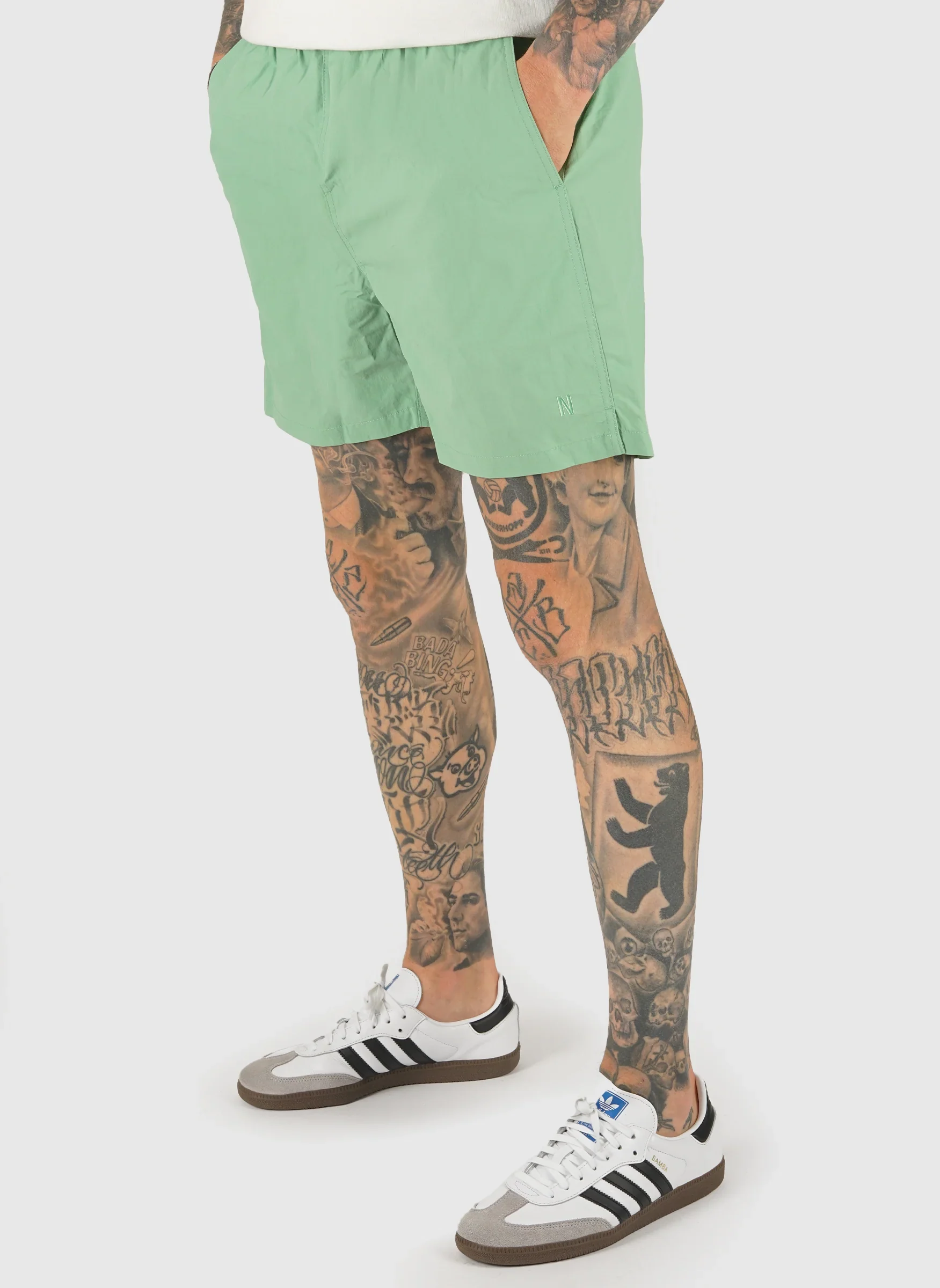 Kattegat Nylon Swim Short - Peapod