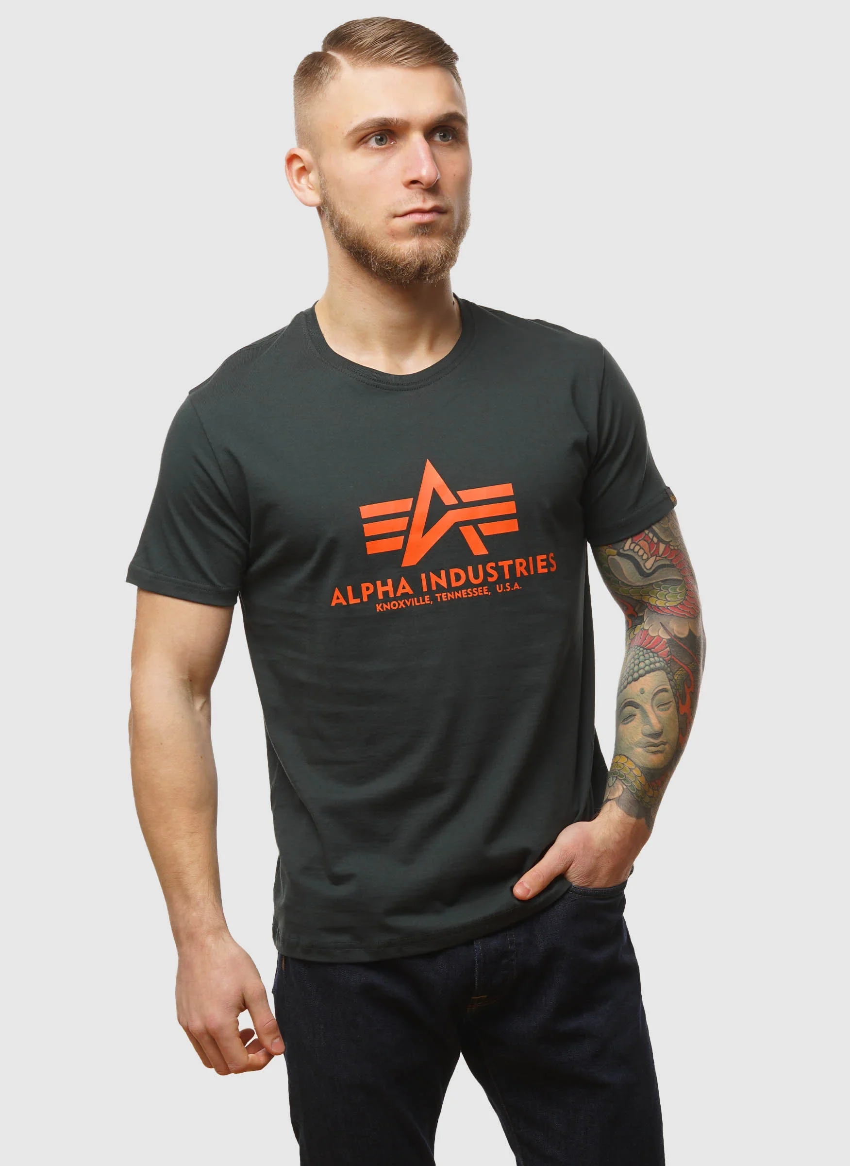 Basic Big Logo T-Shirt - Dark Petrol
