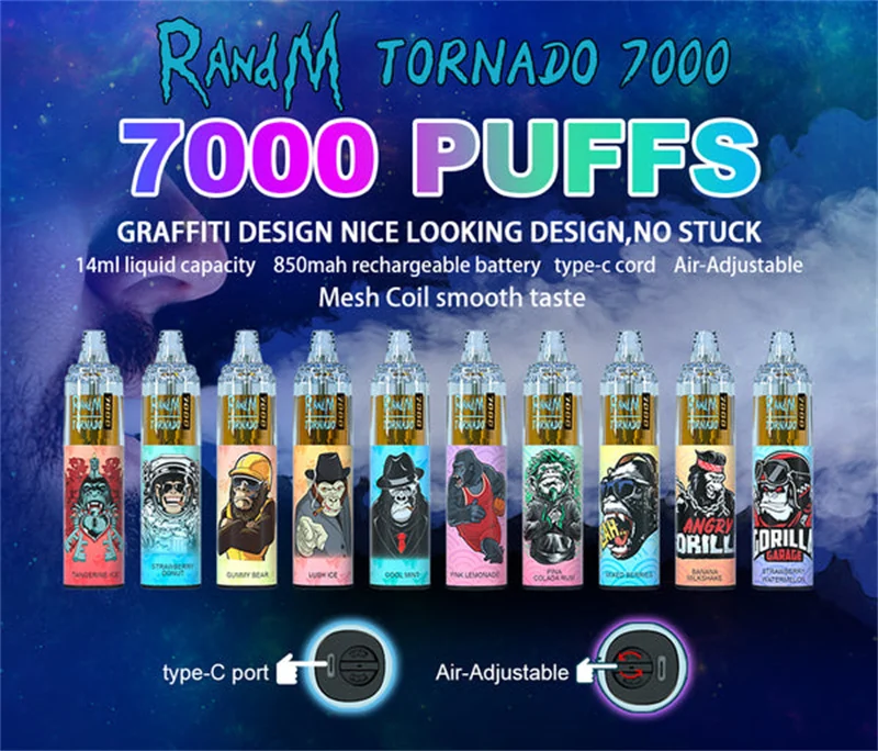 RandM Tornado 7000 Puffs Einweg Vape Mengenangebot