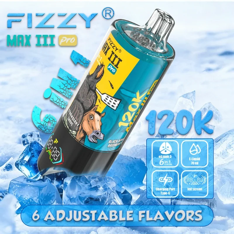 Fizzy Max III Pro 6in1 120K Puffs Einweg Vape Mengenangebot