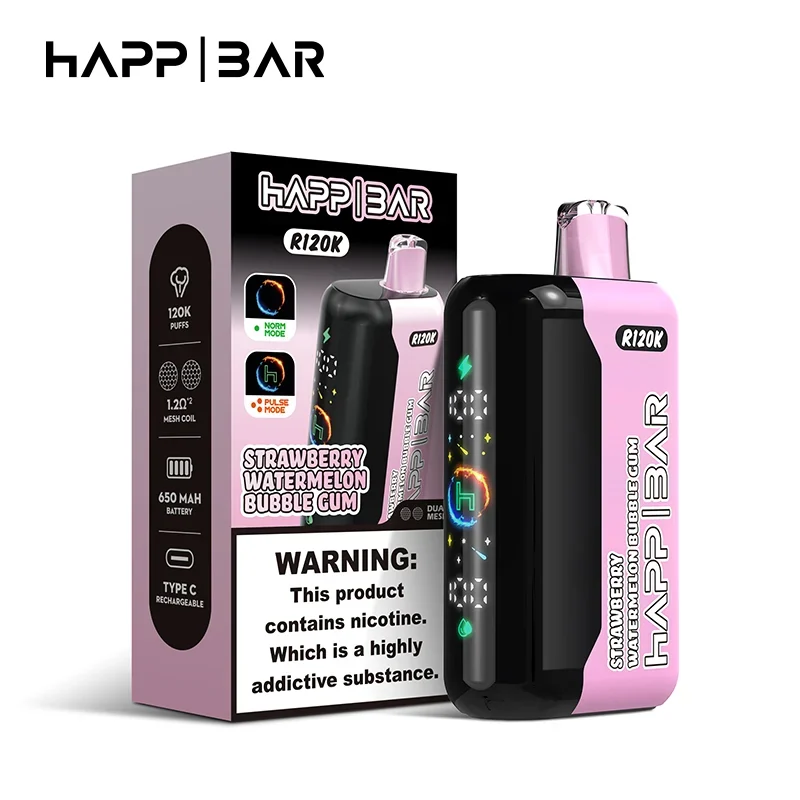 Happ Bar R120K Einweg-E-Zigaretten – Mengenangebot