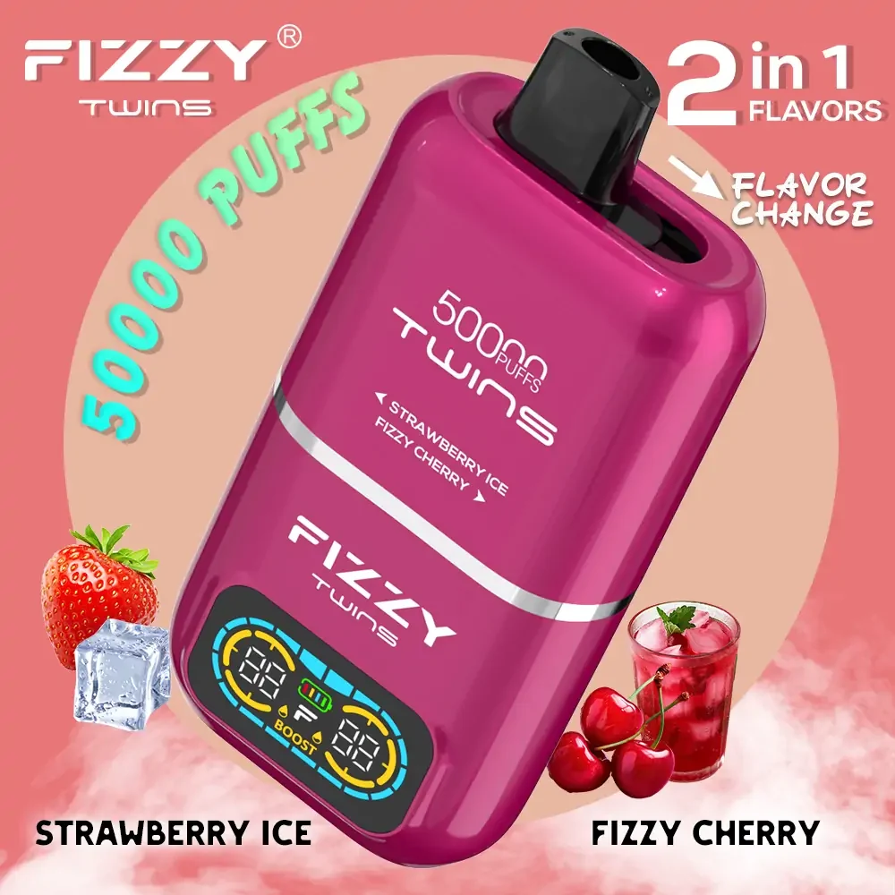 Fizzy Twins 50000 Puffs Dual Aromen Einweg Vape Mengenangebot