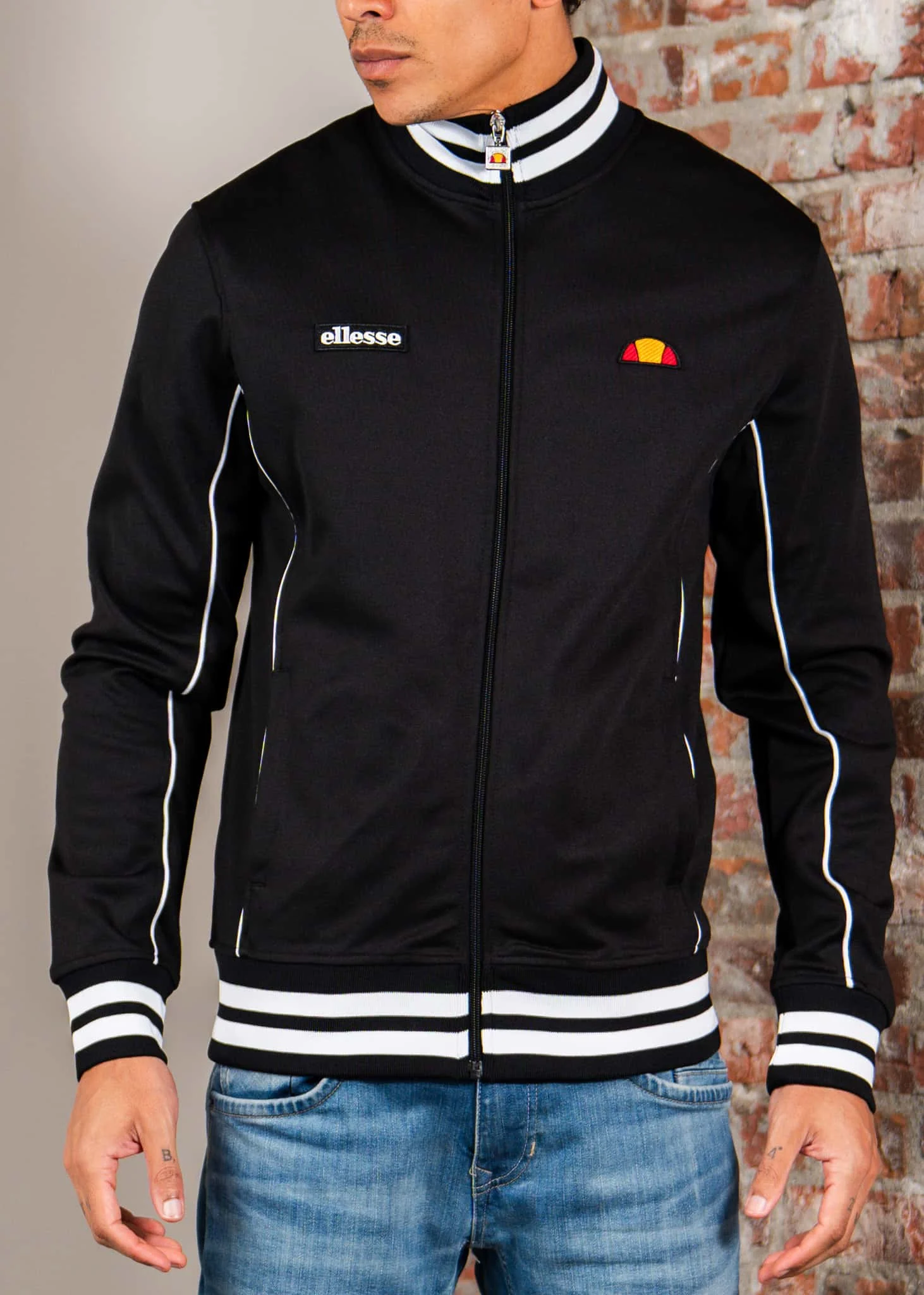 Milan track jacket - black