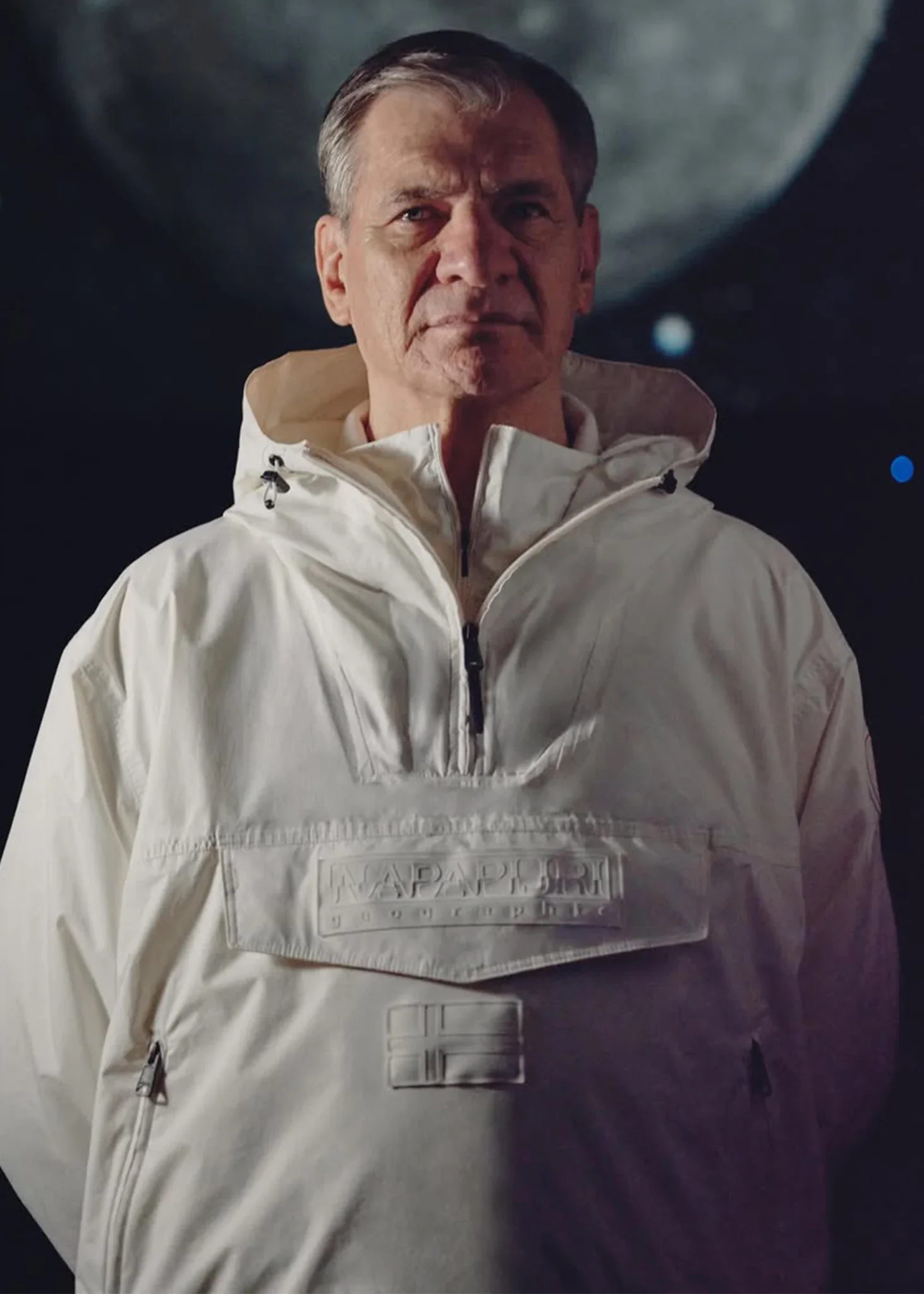 Lightweight Packable Rainforest Overhead rf next Jacket - white whisper