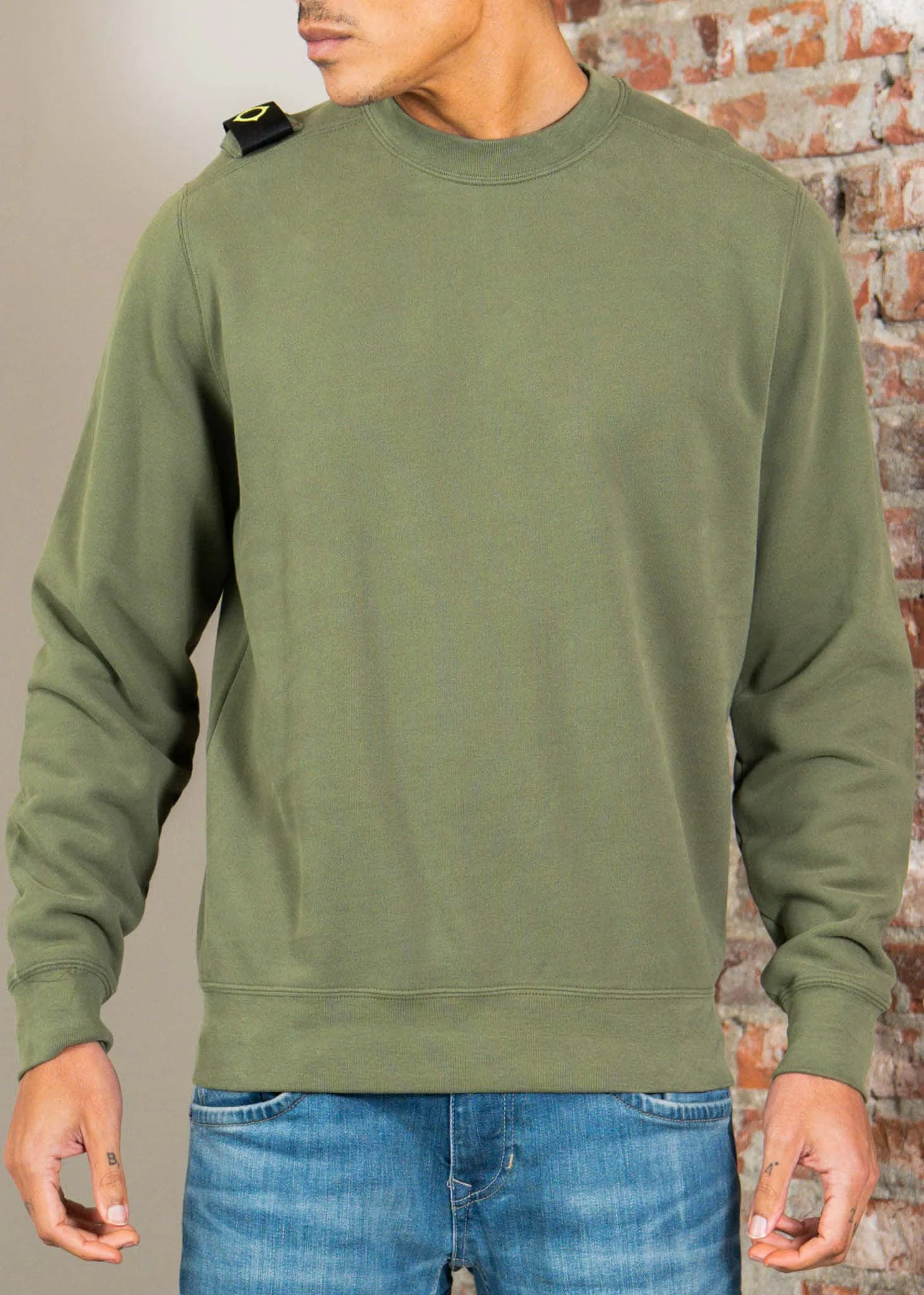 Mastrum crew sweat - bronze green