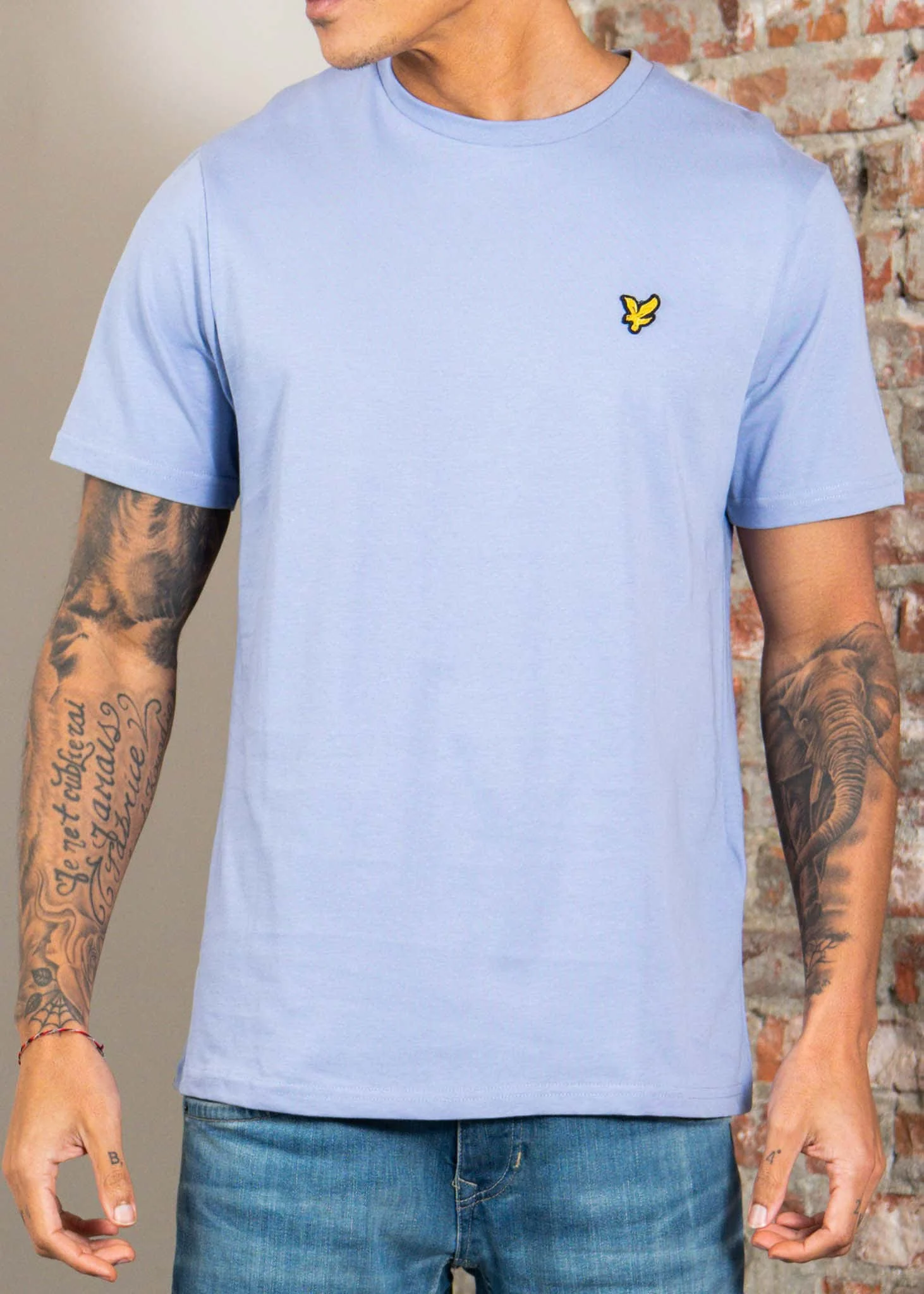 Plain t-shirt - bubble blue