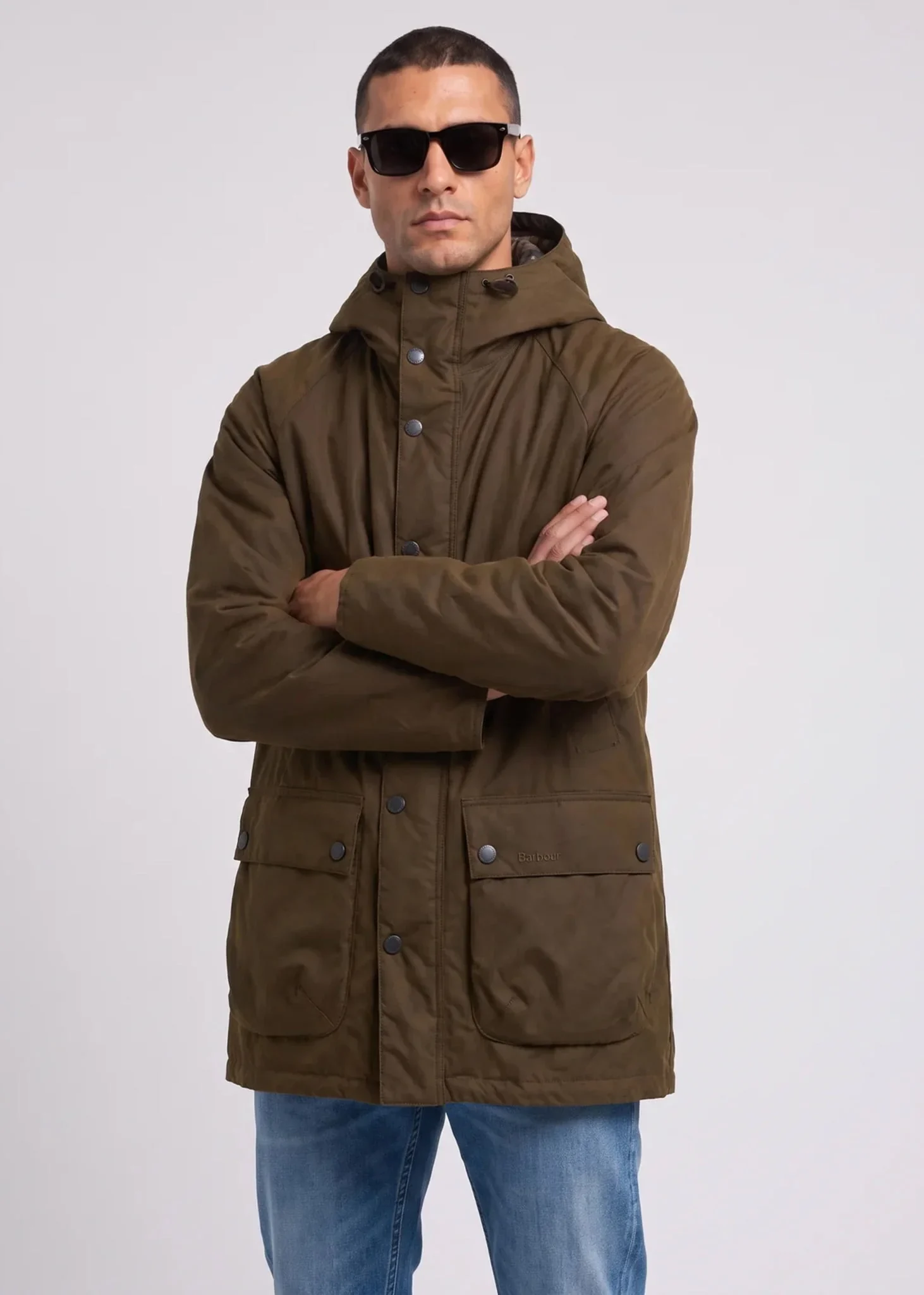 Barbour bedale wax parka - brown