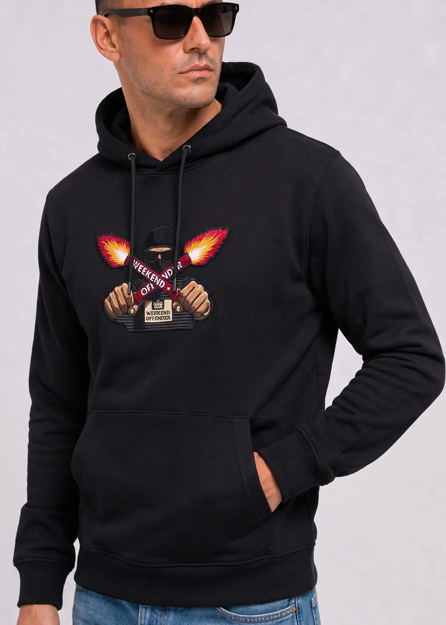 Fulgar hoodie - black