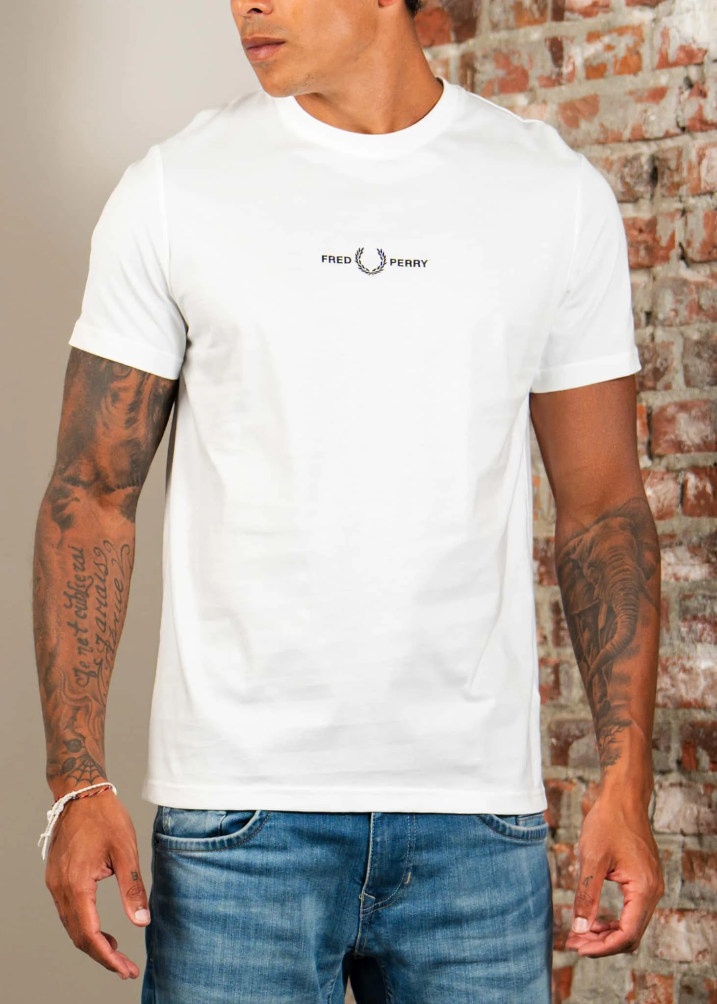 Embroidered t-shirt - white