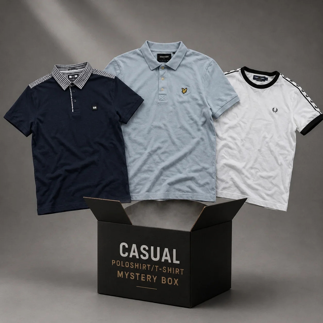 Casual Polo/T-Shirt Mystery Box (2–5 Artikel)